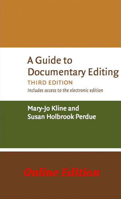 [A Guide
		to Documentary Editing]